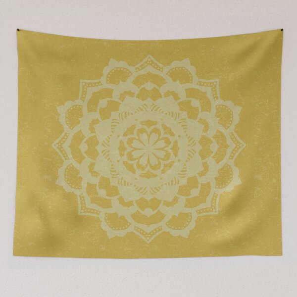 Item preview, Deva Mandala - Saffron + Gold designed and sold by Irene Estelle.