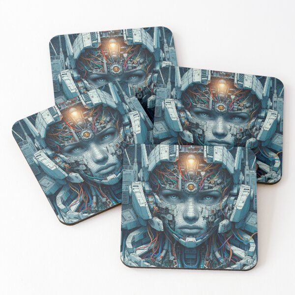 Item preview, “Futuristic Vision: Advanced Androids” designed and sold by Zanattaa.