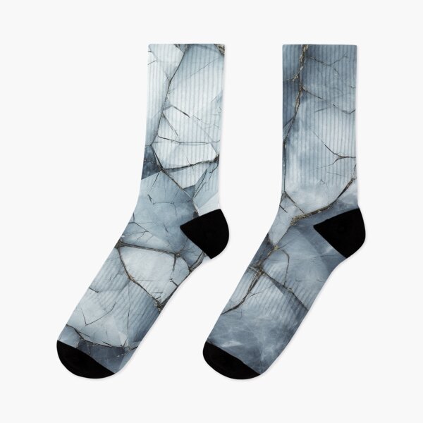 Item preview, Dynamic abstract unique marble design monochrome smoky crackle designed and sold by GoKindCreations.