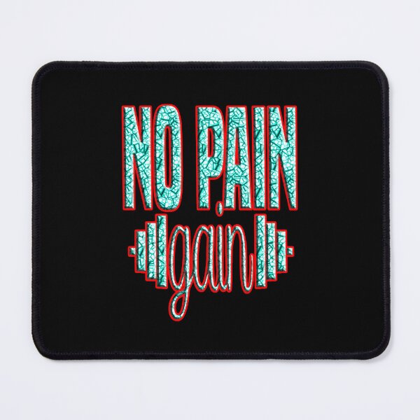 Item preview, No Pain No Gain - Gym Quote  designed and sold by creativerooney.