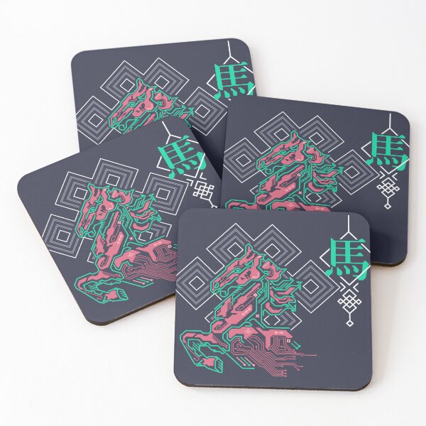 Item preview, Chinese zodiac sign of horse, cyber futuristic horse designed and sold by NiamLab.