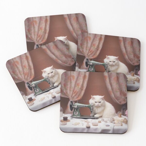 Item preview, Sewing Cat designed and sold by Solace Sparkles.