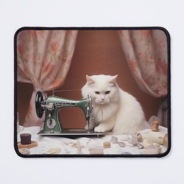 Item preview, Sewing Cat designed and sold by Solace Sparkles.