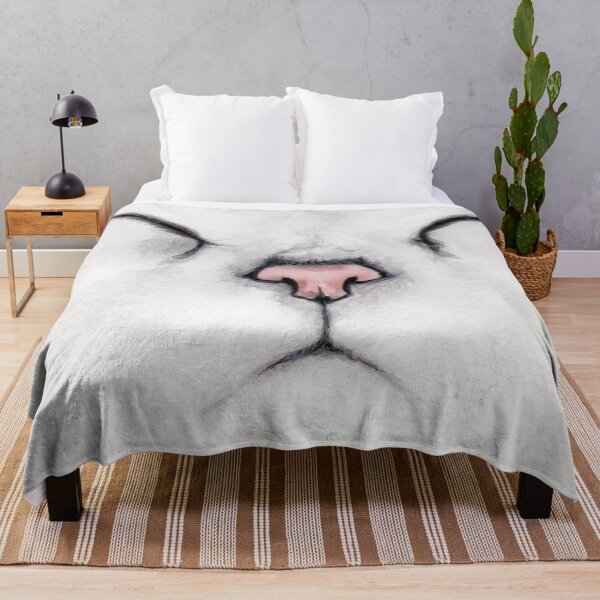 Item preview, Sleeping cat face watercolour painting designed and sold by Funsize-Art.