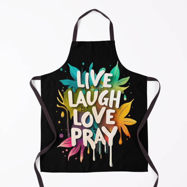 Item preview, Live Laugh Love Pray - Vibrant Art - Christian Inspiration designed and sold by Narrow-Path.