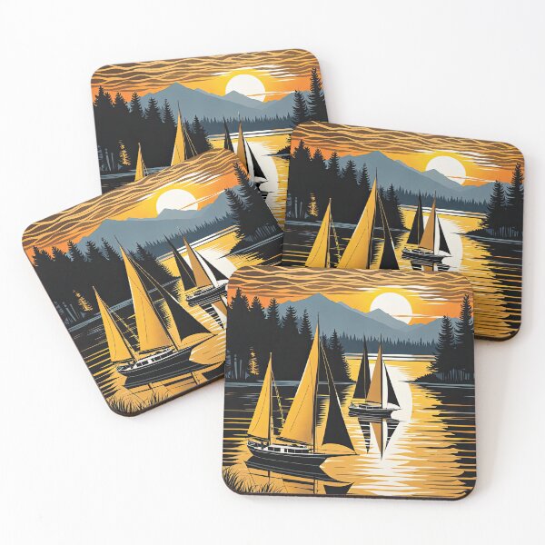 Item preview, Sailing in the lake during golden hour designed and sold by filusattila.