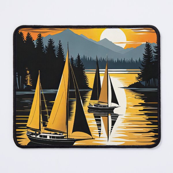 Item preview, Sailing in the lake during golden hour designed and sold by filusattila.