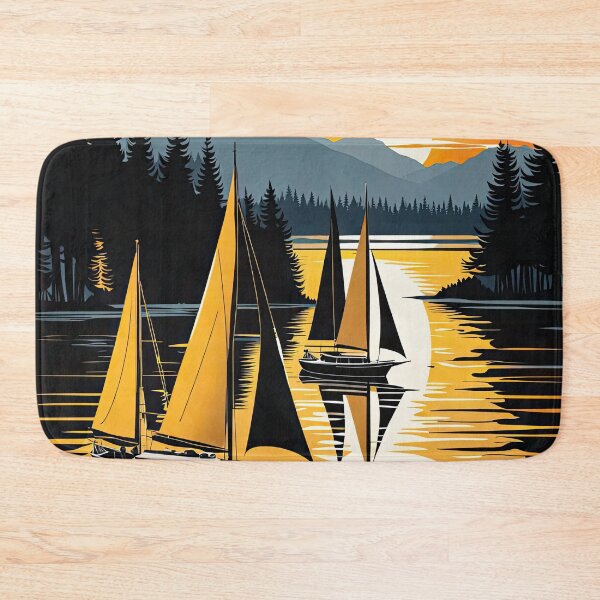 Item preview, Sailing in the lake during golden hour designed and sold by filusattila.