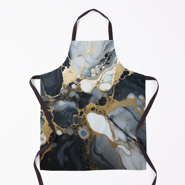 Artikelvorschau, Dynamisches abstraktes, einzigartiges Marmordesign, monochromes Gold 3 entworfen und verkauft von GoKindCreations.