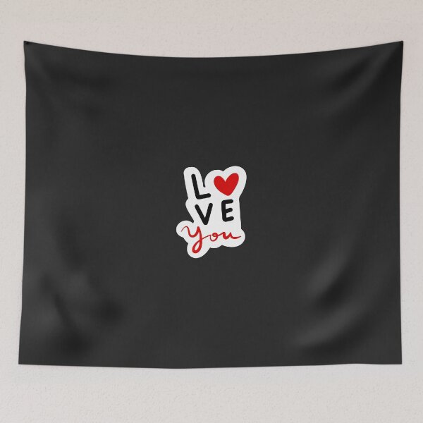 Item preview, Valentine's Day Love U Sticker designed and sold by apppilot.