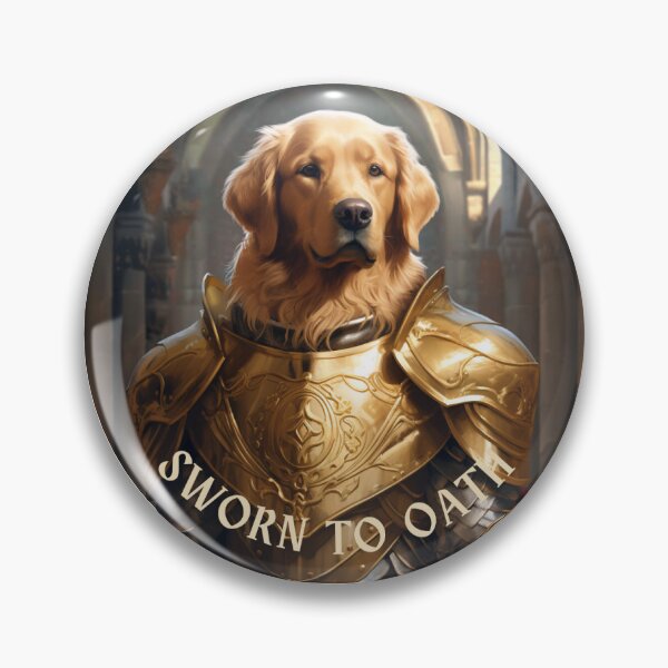 Item preview, Golden Retriever Paladin designed and sold by Madisongraciex.