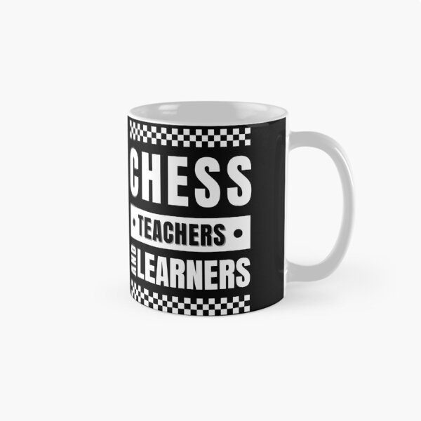 Item preview, Chess Teacher & Learners - Checkered White designed and sold by ChessiShop.