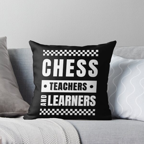 Item preview, Chess Teacher & Learners - Checkered White designed and sold by ChessiShop.