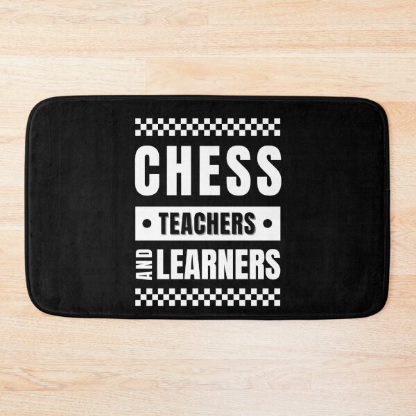 Item preview, Chess Teacher & Learners - Checkered White designed and sold by ChessiShop.
