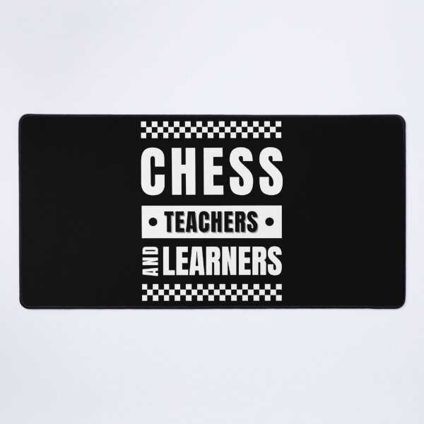 Item preview, Chess Teacher & Learners - Checkered White designed and sold by ChessiShop.