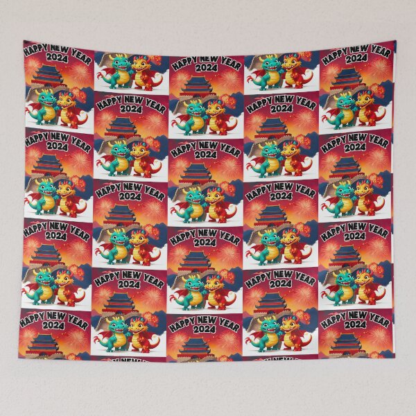 Item preview, Happy Lunar New Year 2024! Year of the Dragon! designed and sold by Fredster1966.