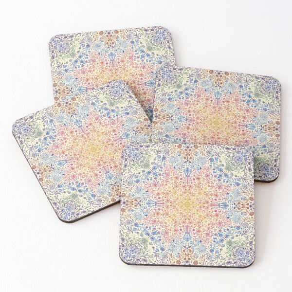 Item preview, Bug and flower multicolor pattern designed and sold by ArtofKathleen21.
