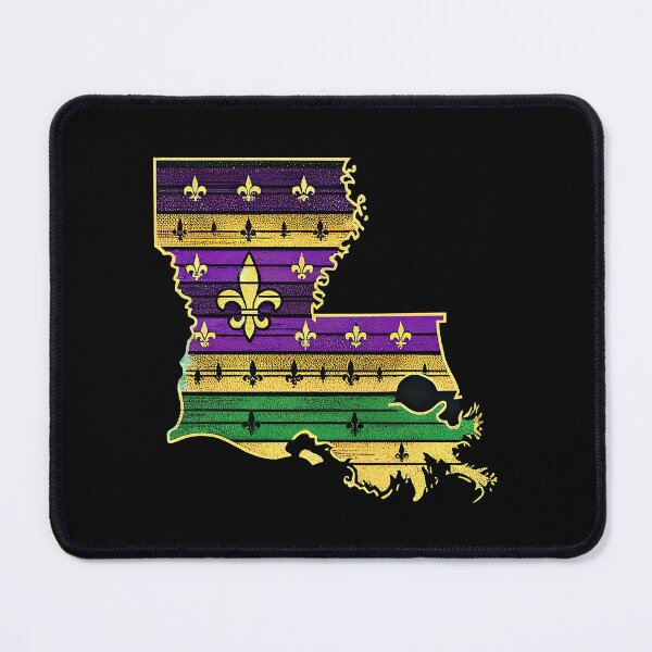 Item preview, Mardi Gras Spirit: Vibrant Louisiana State Pride Tee designed and sold by MAPDDesigns.