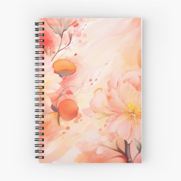 Item preview, pink peach flowers designed and sold by ururuty.