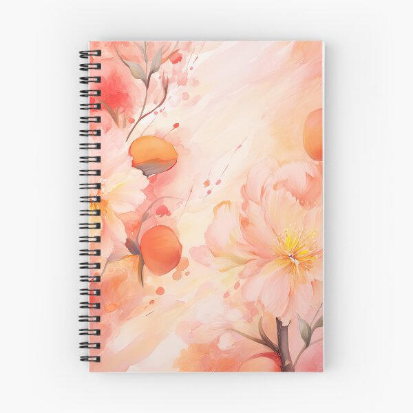 Item preview, pink peach flowers designed and sold by ururuty.