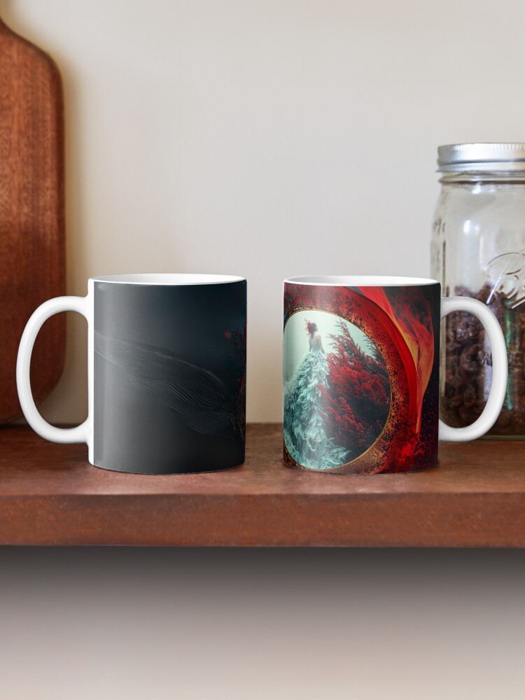 Thumbnail 2 of 6, Coffee Mug, Remember: You Are a Wild & Joyous Occasion Waiting to Unfurl Its Wings, 2024 Anniversary Edition designed and sold by rebecka.