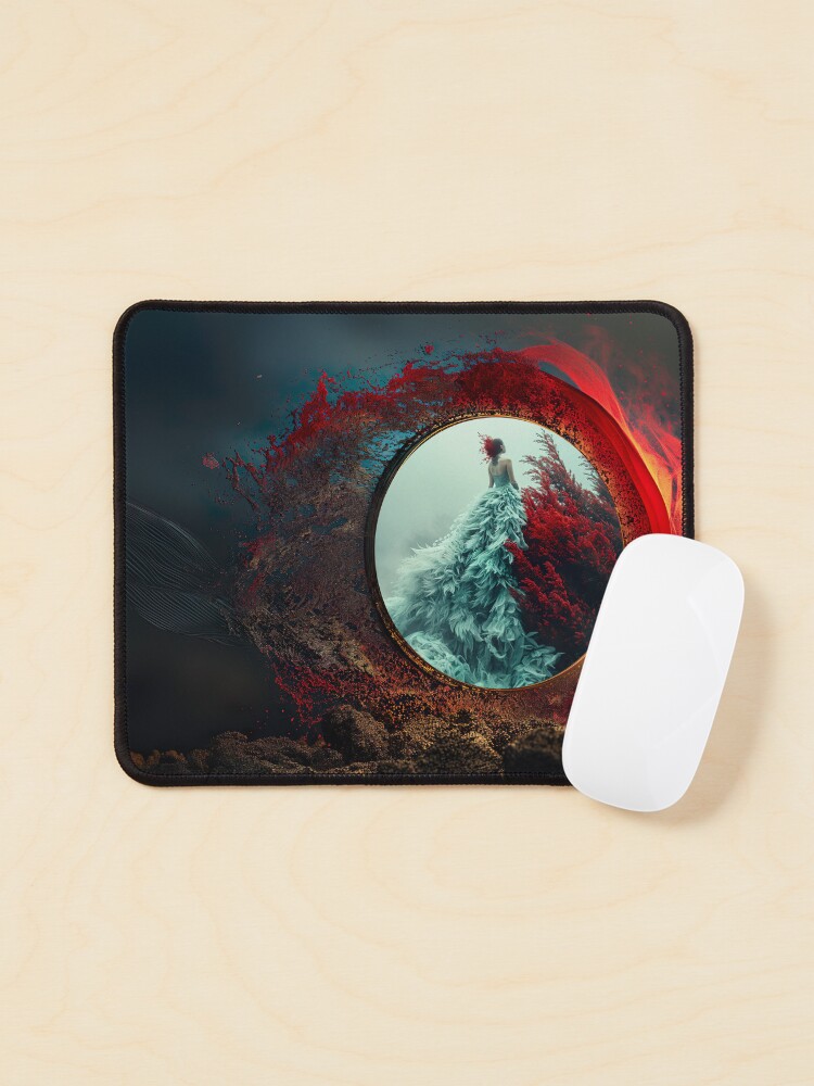 Thumbnail 1 of 5, Mouse Pad, Remember: You Are a Wild & Joyous Occasion Waiting to Unfurl Its Wings, 2024 Anniversary Edition designed and sold by rebecka.