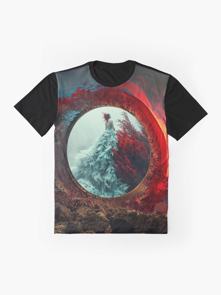Thumbnail 4 of 5, Graphic T-Shirt, Remember: You Are a Wild & Joyous Occasion Waiting to Unfurl Its Wings, 2024 Anniversary Edition designed and sold by rebecka.
