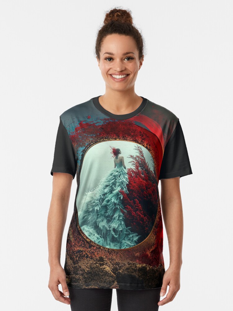 Thumbnail 2 of 5, Graphic T-Shirt, Remember: You Are a Wild & Joyous Occasion Waiting to Unfurl Its Wings, 2024 Anniversary Edition designed and sold by rebecka.