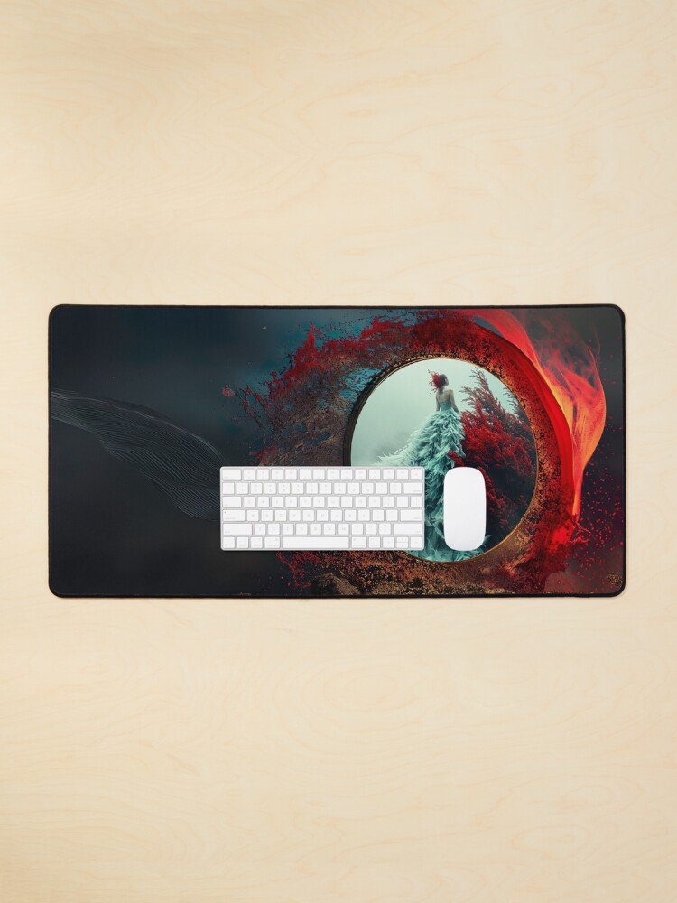 Thumbnail 1 of 5, Mouse Pad, Remember: You Are a Wild & Joyous Occasion Waiting to Unfurl Its Wings, 2024 Anniversary Edition designed and sold by rebecka.