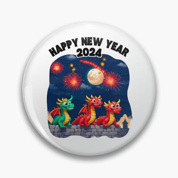 Item preview, Happy Lunar New Year 2024! Year of the Dragon! designed and sold by Fredster1966.