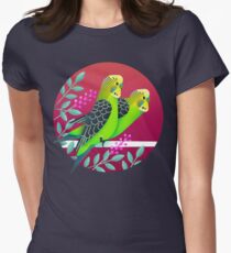 Wild Australian Budgerigars Women's Fitted T-Shirt