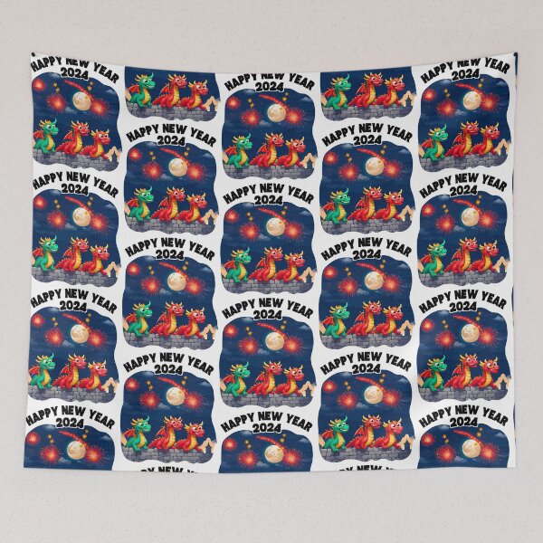 Item preview, Happy Lunar New Year 2024! Year of the Dragon! designed and sold by Fredster1966.
