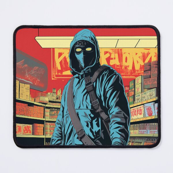 Item preview, Neon Quarantine | AI Generated Pop Art Aesthetic Backpack designed and sold by scudpunk.