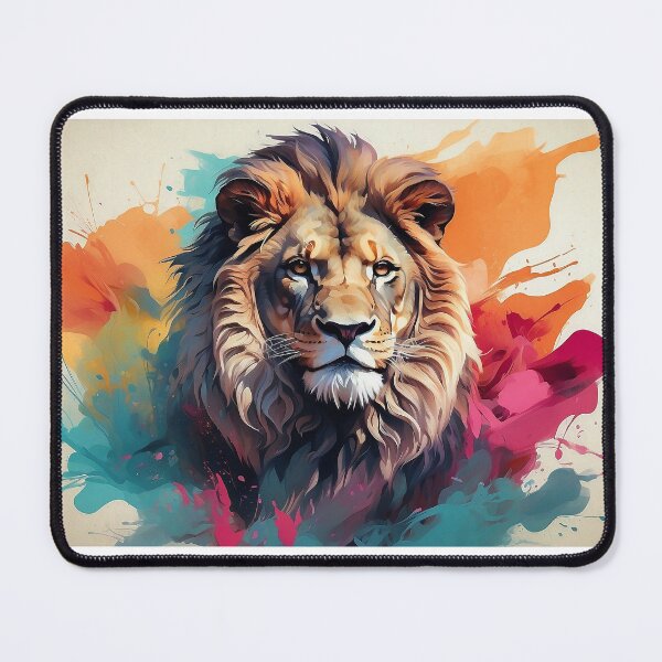 Item preview, Vintage-inspired lion Minimalist lion Fusion Artwork designed and sold by sasam58.