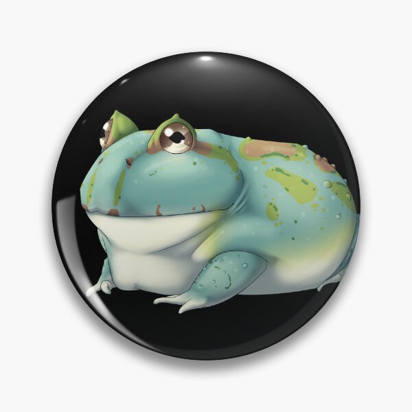 Item preview, blue pacman frog designed and sold by LizardBeans.