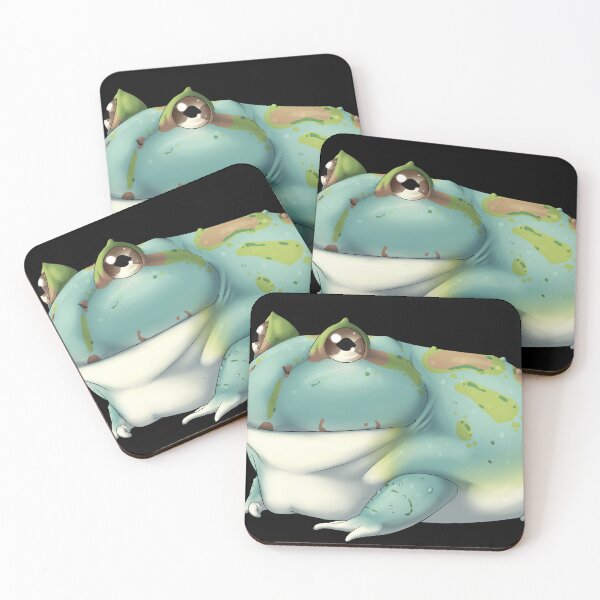 Item preview, blue pacman frog designed and sold by LizardBeans.