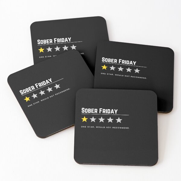 Item preview, Sober Friday One Star Would Not Recommend designed and sold by PrintsByLoVi.