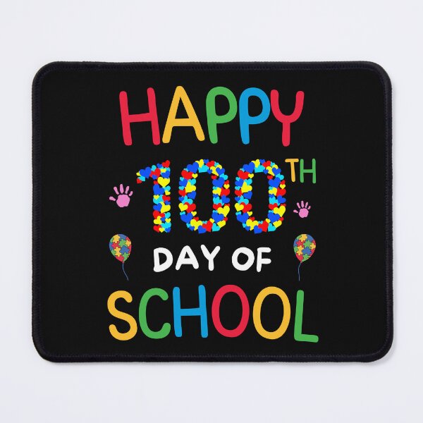 Item preview, Happy 100th Day Of School Autism Awareness l Teacher or Student designed and sold by thebest-2studio.