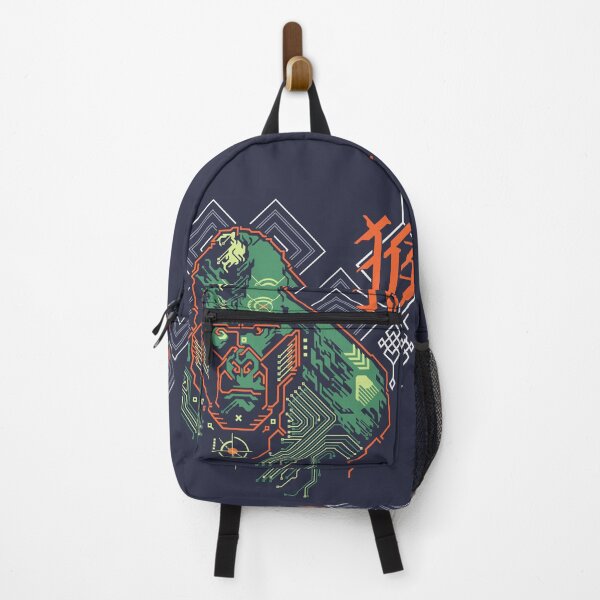 Item preview, Chinese zodiac sign of monkey, cyber futuristic gorilla designed and sold by NiamLab.