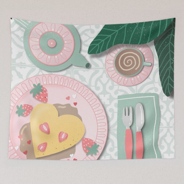 Item preview, Valentine's breakfast designed and sold by Home Cyn Home.
