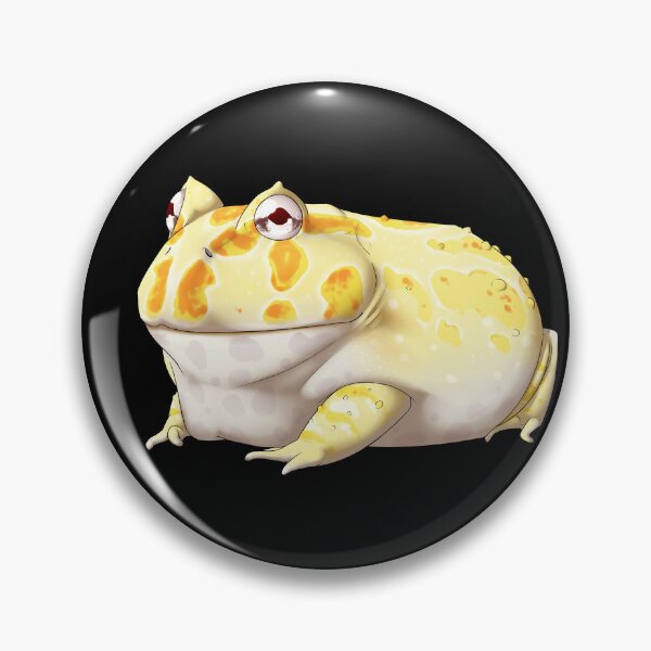 Item preview, albino pacman frog designed and sold by LizardBeans.