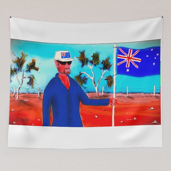 Item preview, Man on the land, proud to be Australian. designed and sold by EJCairns.