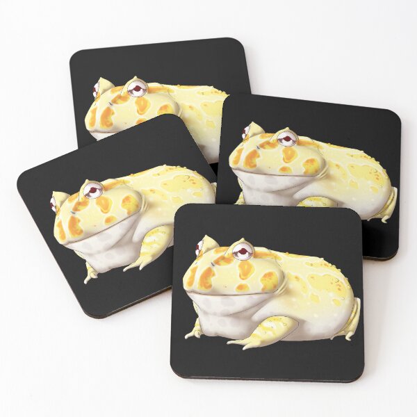 Item preview, albino pacman frog designed and sold by LizardBeans.