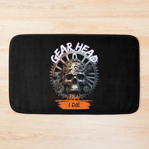 Item preview, Gear Head Till I Die designed and sold by Obsidian Ink by Wilshire.