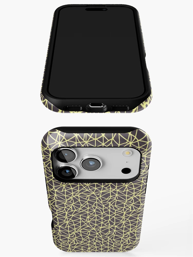 Thumbnail 3 of 4, iPhone Case, Triangle Pattern designed and sold by DestoPattern.