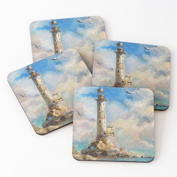 Item preview, Lighthouse. Sea. Seagulls. designed and sold by Elena Reutova.