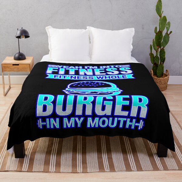 Item preview, Funny Burger Lover Fitness #1 designed and sold by creativerooney.