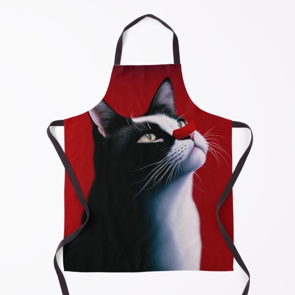 Artikelvorschau, Leinwand von „Surreale Katze mit Schleife“ 011 – Wanddekoration entworfen und verkauft von CreArtorium.