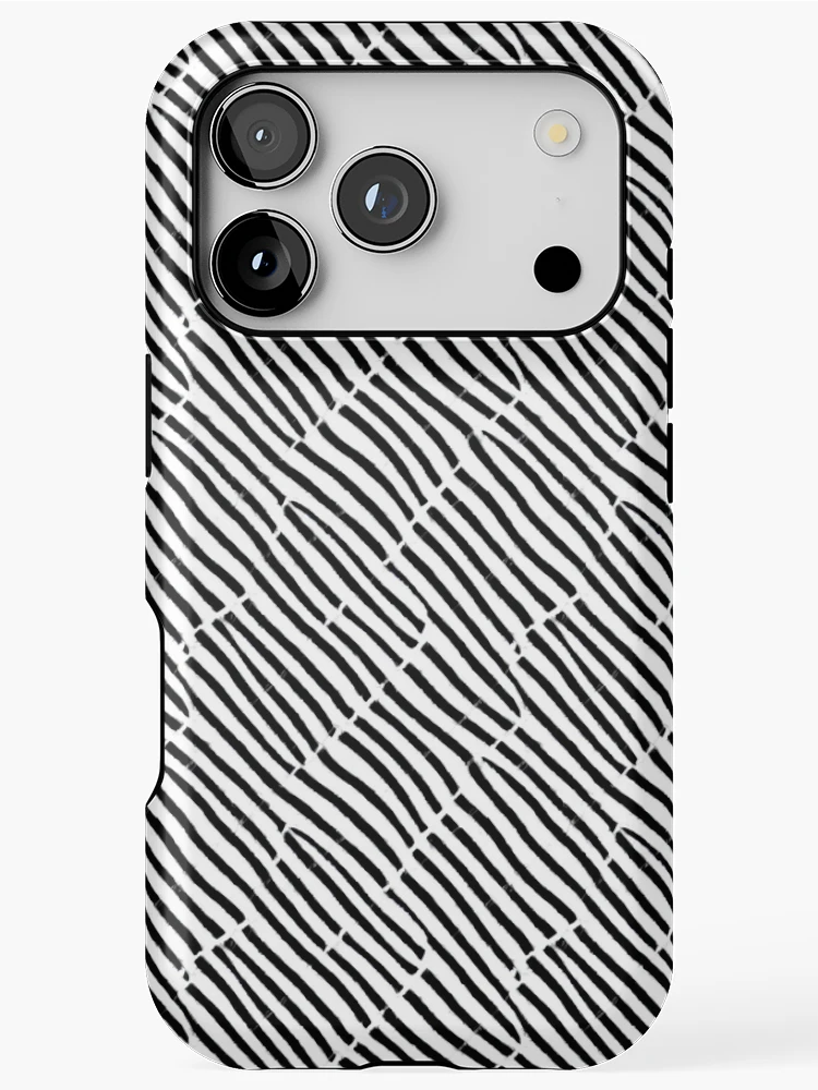 Thumbnail 1 of 4, iPhone Case, Line Pattern designed and sold by DestoPattern.