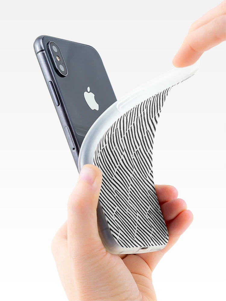 Thumbnail 4 of 5, iPhone Case, Line Pattern designed and sold by DestoPattern.